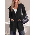 thumbnail image 3 of PRETTYGARDEN Women's Long Cardigans Hooded Chunky Sweaters Cozy Knit Jacket, Button up, Loose Fit, Pockets, Fall Coats, Trendy Casual, Going Out, Holiday Outfits, Winter Clothing, 3 of 10