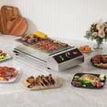 thumbnail image 3 of EastVita Electric Indoor Grill 1800W Commercial Portable BBQ Grill Smokeless Countertop Grill with Removable Griddle Stainless Steel for Restaurant Home Camping Party Picnic, 3 of 7