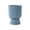 Blue, variant on Nordic Matte High Foot Plastic Flower Pot - Lightweight Modern Minimalist Planter, Creative Decorative Pot for Indoor Living Room & Home Garden