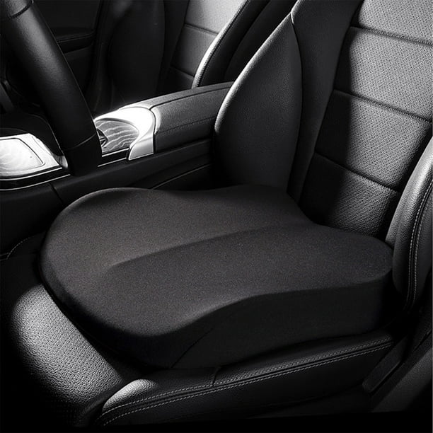 Cojín de cuña para asiento de coche, para conductor y pasajero. Mejora la visión y la postura al conducir. Fundas de espuma viscoelástica para asiento de coche, ideales para el dolor de cadera.