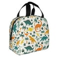 thumbnail image 2 of Easygdp Dinosaurs and Tropical Leaves Bolsa Térmica Premium - Tela Oxford Impermeable, Gran Capacidad, Bolsillo Frontal, Unisex para Trabajo, Escuela, Actividades al Aire Libre y Picnics, 2 of 8