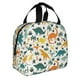 thumbnail image 2 of Easygdp Dinosaurs and Tropical Leaves Bolsa Térmica Premium - Tela Oxford Impermeable, Gran Capacidad, Bolsillo Frontal, Unisex para Trabajo, Escuela, Actividades al Aire Libre y Picnics, 2 of 8
