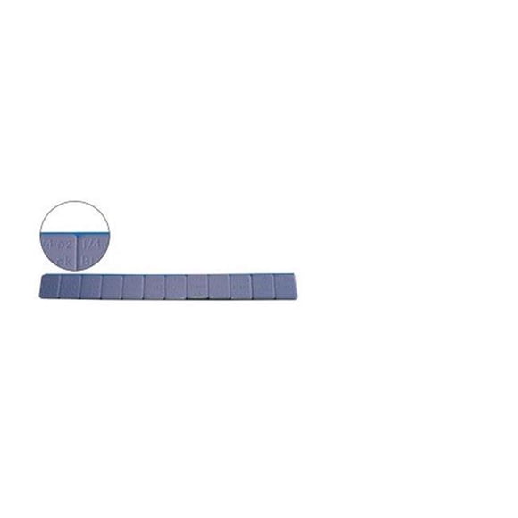 Black Jack Tire Repair BJK-W-5025-FE-30 0.25 oz Adhesive Steel Wheel Stick-On Weights Blue Easy-Peel Tape, Grey