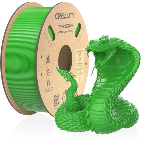 Creality Hyper PLA 3D Printer Filament 600mm/s High-Speed  /-0.03mm Accuracy For Creality K1 Max Ender-5 S1 Anycubic Prusa Bambu Green 1 Unit per pack
