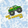 thumbnail image 4 of Inktastic Happy St. Patrick's Day Monster Truck with Leprechaun Boys or Girls Toddler T-Shirt, 4 of 5