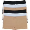 thumbnail image 3 of ToBeInStyle Girls' Pack of 6 Solid Seamless Panty Boyshorts - Basic - L/XL, 3 of 8