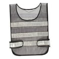 thumbnail image 3 of LABSERRON 1Set Reflective Vest for High Visibility Activities Adjustable Mesh in White Color, 3 of 5