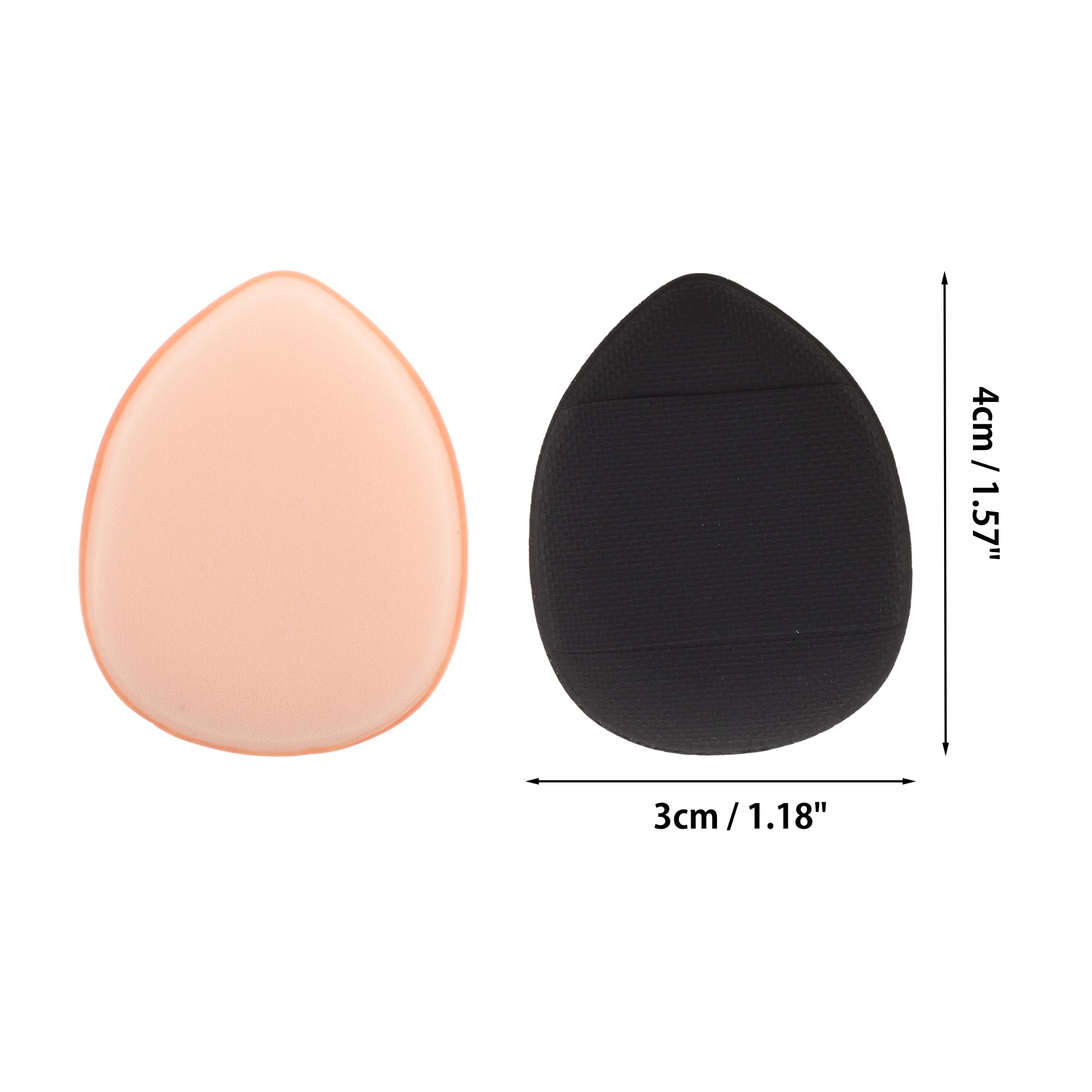 Unique Bargains 1 Pc Reusable Mini Face Makeup Sponge Black