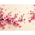 thumbnail image 4 of Cherry Blossom Spring Banners Wedding Background Festival Backdrop Banner Outdoor Event Photography Decoration Celebration, 4 of 4