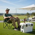 thumbnail image 4 of Spaco 53-Quart Ultra-Lightweight Hard-Sided Cooler with 6-Day Ice Retention, Leakproof Outdoor Cooler for Camping, Tailgating & Beach, White, 4 of 8