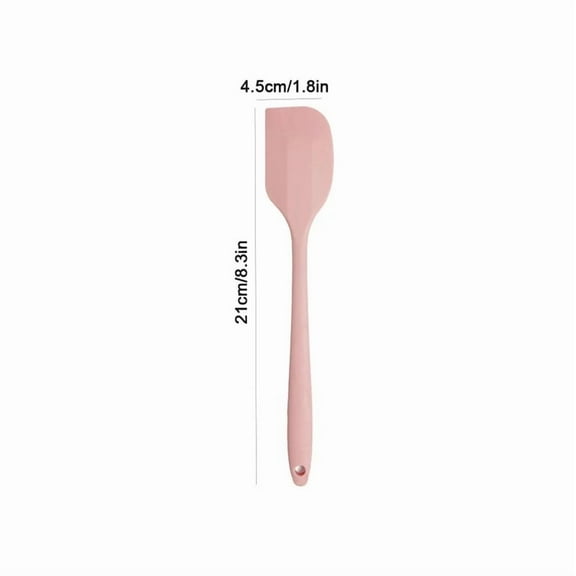 Silicone Spatula for Cooking and Baking – Heat-Resistant Non-Stick Kitchen Utensil Flexible Scraper for Baking, Mixing, Decorating & DIY(21x4.5cm)