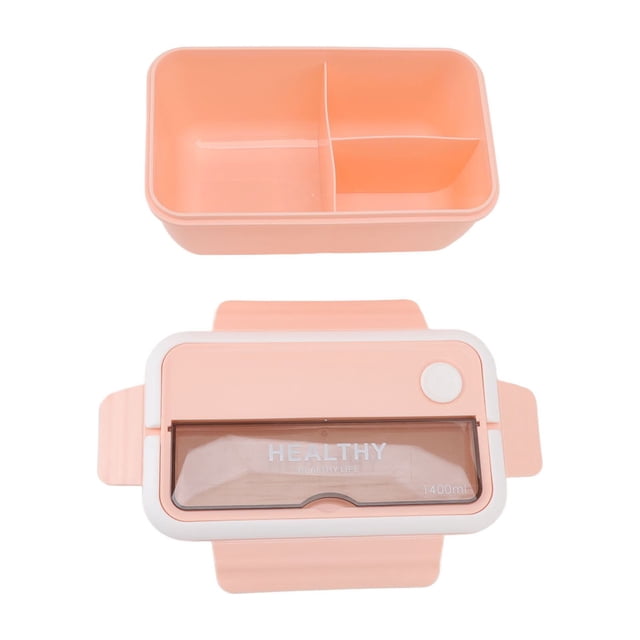 Organizador de Almuerzo ANGGREK Caja Bento Portátil 1400 ml Apto Para Microondas Divisor A Prueba de Fugas