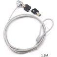 thumbnail image 2 of Laptop Cable Lock,Laptop Cable Lock,Cable Security,Theft Security 1.5M Cable Heavy Duty Lock, 2 of 5