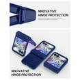 thumbnail image 4 of Vizvera para Motorola Razr 50/Razr 60 Funda con Cubierta de Bisagra, Protector de Pantalla Integrado a Prueba de Golpes Cubierta de Smartphone Todo Incluido Carga Inalámbrica para Motorola Razr 2024/, 4 of 9