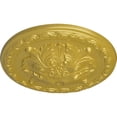 thumbnail image 3 of Ekena Millwork 11 3/4"OD x 3/8"P Stockport Ceiling Medallion, Hand-Painted Rich Gold, 3 of 6
