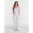 thumbnail image 2 of No Boundaries Cotton Blend Jersey Sleep Lace Tank Top, Women’s XXS-3X, 2 of 5