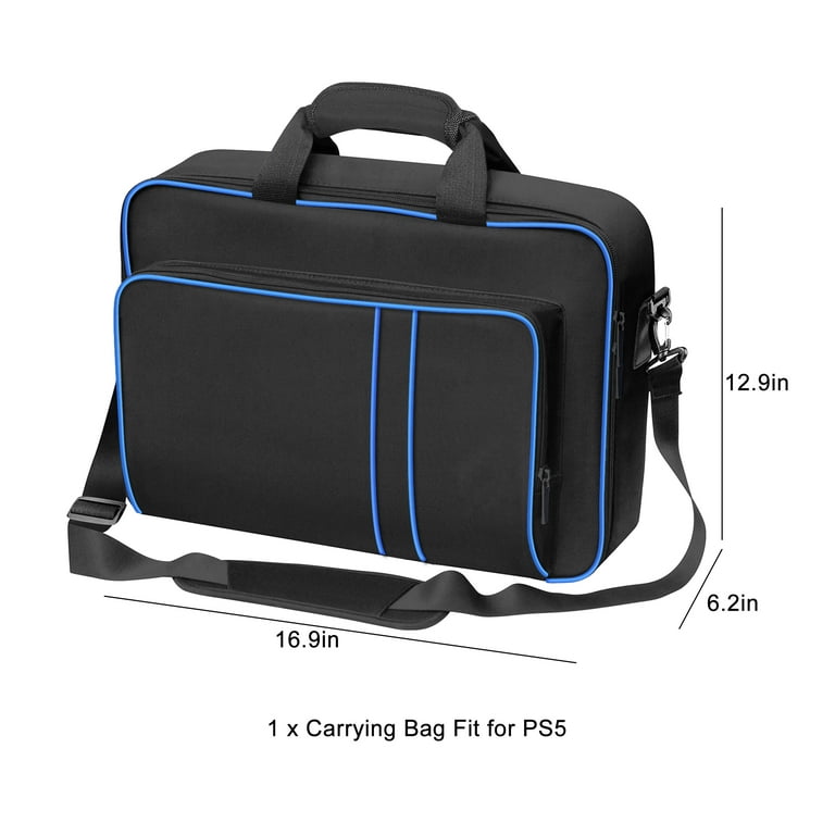 TSV PlayStation PS5 Electronics Carrier: Travel Bag for PS5 Disc
