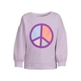 thumbnail image 7 of Garanimals Toddler Girl French Terry Graphic Sweatshirt, Sizes 12M-5T, 7 of 7
