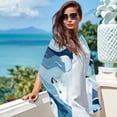 thumbnail image 6 of Polar Bear Chic Chiffon Silk Scarf for Women - Lightweight and Breathable - Elegant 180x73cm Wrap for Any Occasion, 6 of 6