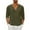 Army Green, variant on Long Sleeve Tops for Men Casual Cotton Linen V Neck Pullover Lightweight Loose Breathable Spring Fall Tops