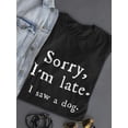 thumbnail image 3 of Playera Para Mujer - Frase Vi Un Perro Smartprints  T-shirt, 3 of 4