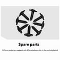 thumbnail image 5 of 4pcs Black Mud Flaps Compatible Heavy Duty All Weather Truck Splash Guards, Front & Rear Mudflaps（With screws）, 5 of 5