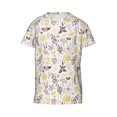thumbnail image 4 of Wukai Lavender Flowers Youth Unisex Short Sleeve T-Shirt for Boys, Girls, Teens, and Kids-X-Small, 4 of 7