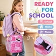 thumbnail image 4 of Tirrinia Insulated Lunch Box for Women, Portable Thermal Small Lunch Bag for Office Work Picnic, Reusable Compact Lunchbox Cooler Tote for Adults Teens, Hot Pink Heart, 4 of 8