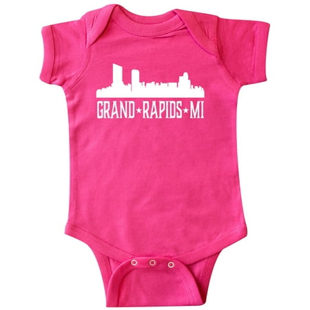 

Inktastic Grand Rapids Michigan Skyline MI Cities Gift Baby Boy or Baby Girl Bodysuit
