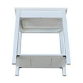 thumbnail image 5 of International Concepts Narrow End Table in White, 5 of 11