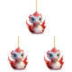 thumbnail image 1 of 3uds. Colgante de árbol de Navidad acrílico con decoración de dragón de Navidad 2D, 8 cm, regalo para el hogar (6), 1 of 2