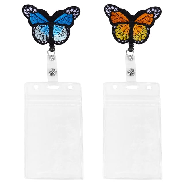 MasteelfCA 2 Ensembles de Boucles de Badge Rétractables pour Identification de Badge