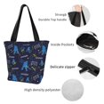 thumbnail image 3 of Tote Bag for Women, hockey players blue cool Large Capacity Handbags Womens Laptop Work Beach Tote Bags, Reusable Grocery Shoulder Bags Gifts for Women Work Gym Shopping Travel, 3 of 6