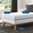 thumbnail image 6 of Modway Engage Left-Facing Upholstered Fabric Chaise in White, 6 of 7
