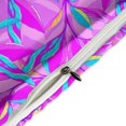 thumbnail image 4 of HAHDAXIA Colorful Plant Dress Pattern Bedding Solid Comforter Set for All Seasons,3 Pieces(1 Comforter+2 Pillowcases),Soft Microfiber Bedding Set Twin(86"x70"), 4 of 7