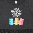 thumbnail image 4 of Inktastic Easter Hangin' with My Peeps Girls Toddler Dress, 4 of 5