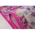 thumbnail image 3 of Ladole Rugs Darcy Persian Traditonal Design Beautiful Durable Soft Indoor Area Rug Carpet in Pink, 7x10 (6'5" x 9'5", 200cm x 290cm), 3 of 4