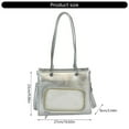 thumbnail image 3 of FENOHREFE Transparent Messenger Bag Fashion Ita Bag Shoulder Crossbody Bag Anime Display Satchel Handbag for Women Girls Gifts, 3 of 8
