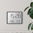 thumbnail image 1 of Slim Lcd Screen Electronic Digital Clock Can Be Hung On The Wall Back With Magnetic Suction Can Be H P2025011033 26-27s, 1 of 5