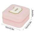 thumbnail image 3 of VALSEEL 26 Letters Earring Jewelry Display Storage Box Case Organizer Flannel Tray Holder Gift, 3 of 3