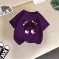 thumbnail image 5 of Toddler Girl Tops Cute Graphic Print Round Neck Short Sleeve T-Shirt Soft T Shirts for Boys and Girls 150（11-12Y）, 5 of 5