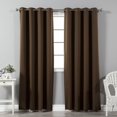 thumbnail image 7 of Best Home Fashion, Inc. Solid Blackout Thermal Grommet Curtain Panels (Set of 2), 7 of 7