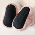 thumbnail image 6 of FAIWAD Baby Infants Girls Boys Fleece Warm Sock Shoes Toddlers Solid Color Winter House Slipper Shoes, 6 of 9