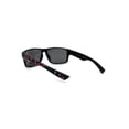 thumbnail image 4 of Xloop Boys Kid Size 80s Pop Print Squared Sport Plastic Sunglasses Black Rainbow Black, 4 of 4