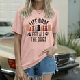 thumbnail image 2 of TINZ T-Shirt Décontracté à Manches Courtes Imprimé pour Femmes Col Rond Tee Graphique pour Usage Quotidien Très Grand Femmes T-Shirts Femmes Tees, 2 of 4