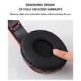 thumbnail image 2 of Noise Canceling Headphones Kids,Kid Headphones Bluetooth,High Value And High Craftsmanship Headset Bluetooth Headset Wireless for School(Wine), 2 of 10
