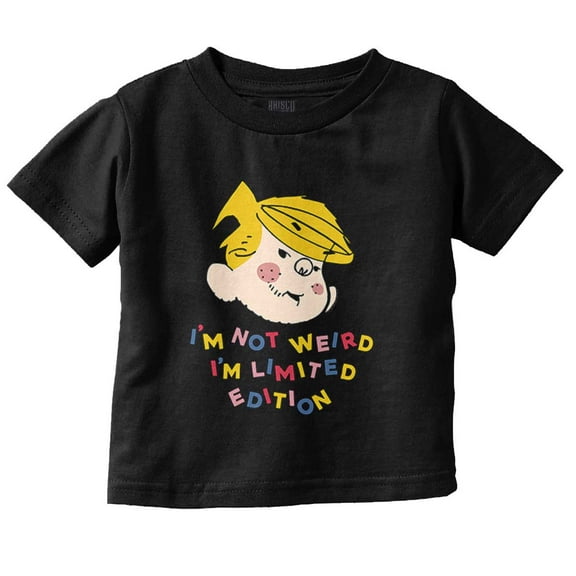 Dennis The Menace I'm Not Weird Toddler Boy Girl T Shirt Infant Toddler Brisco Brands 6M