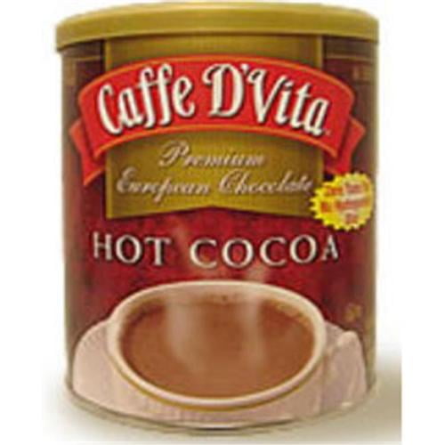 Caffe D'Vita Supreme Hot Cocoa 1lb Cans 6 pack by Caffe D'Vita
