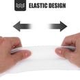thumbnail image 4 of AURARMLET 4Pack Captain Band Elastic and Adjustable White Nylon Team Unity, 4 of 4