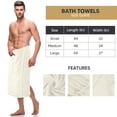 thumbnail image 2 of Utopia Towels 4 Pack Premium Bath Towels Set, 27 by 54 Inches, 100% Ring Spun Cotton 600GSM, Lightweight and Highly Absorbent Quick Drying Towels, Perfect for Daily Use, Ivory, 2 of 8